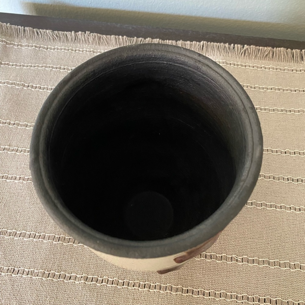 🟢 Handmade Raku Pottery Vase - Picture 6 of 6
